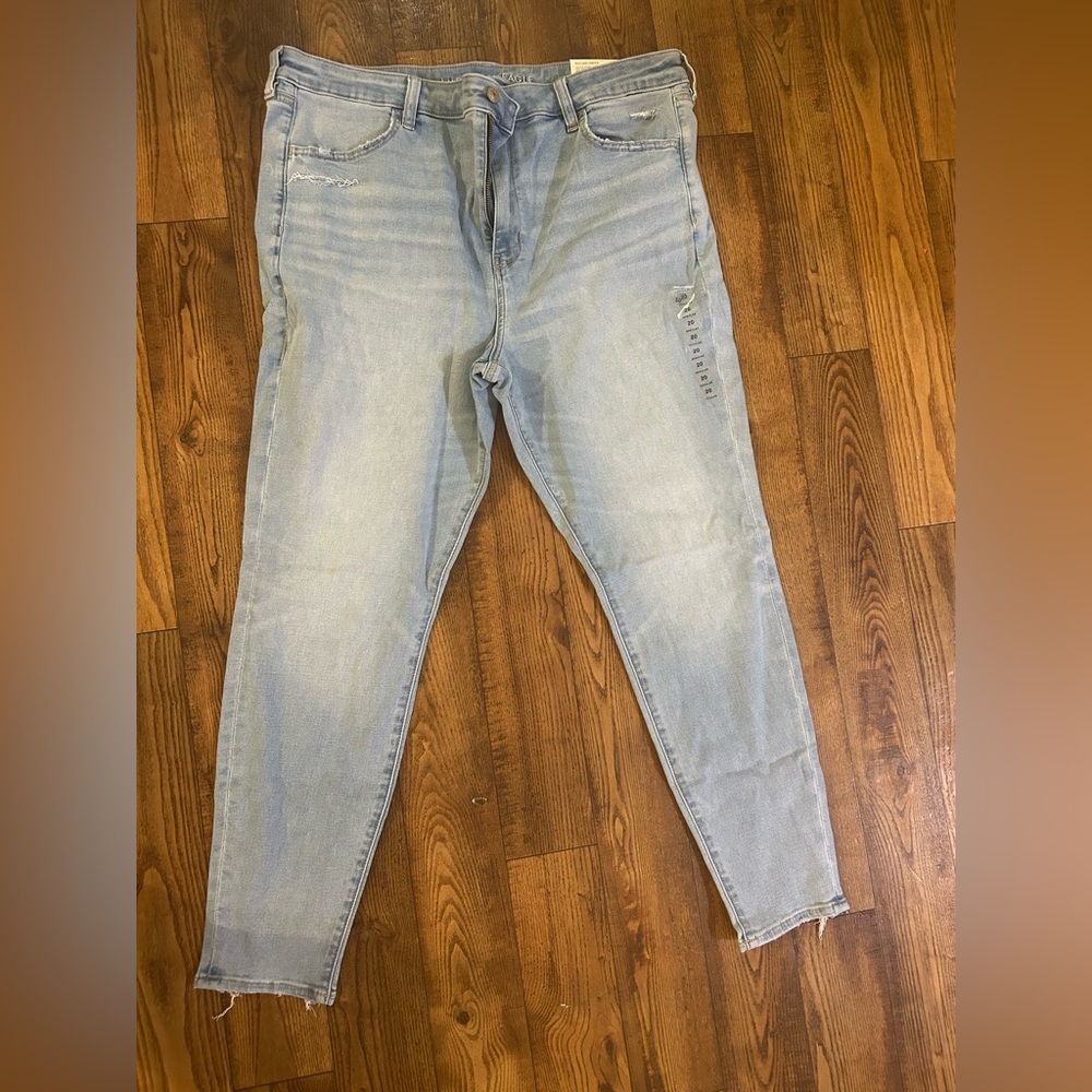 American Eagle Outfitters Light Blue High-Rise Jeggings
